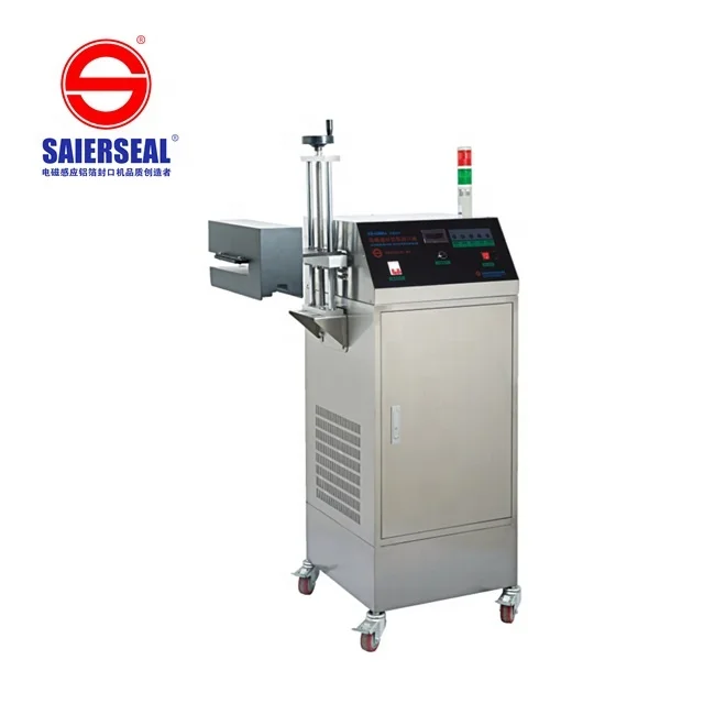 SR-6000A automatic continuous induction sealing machine induction heat sealer for small and large plastic bottle