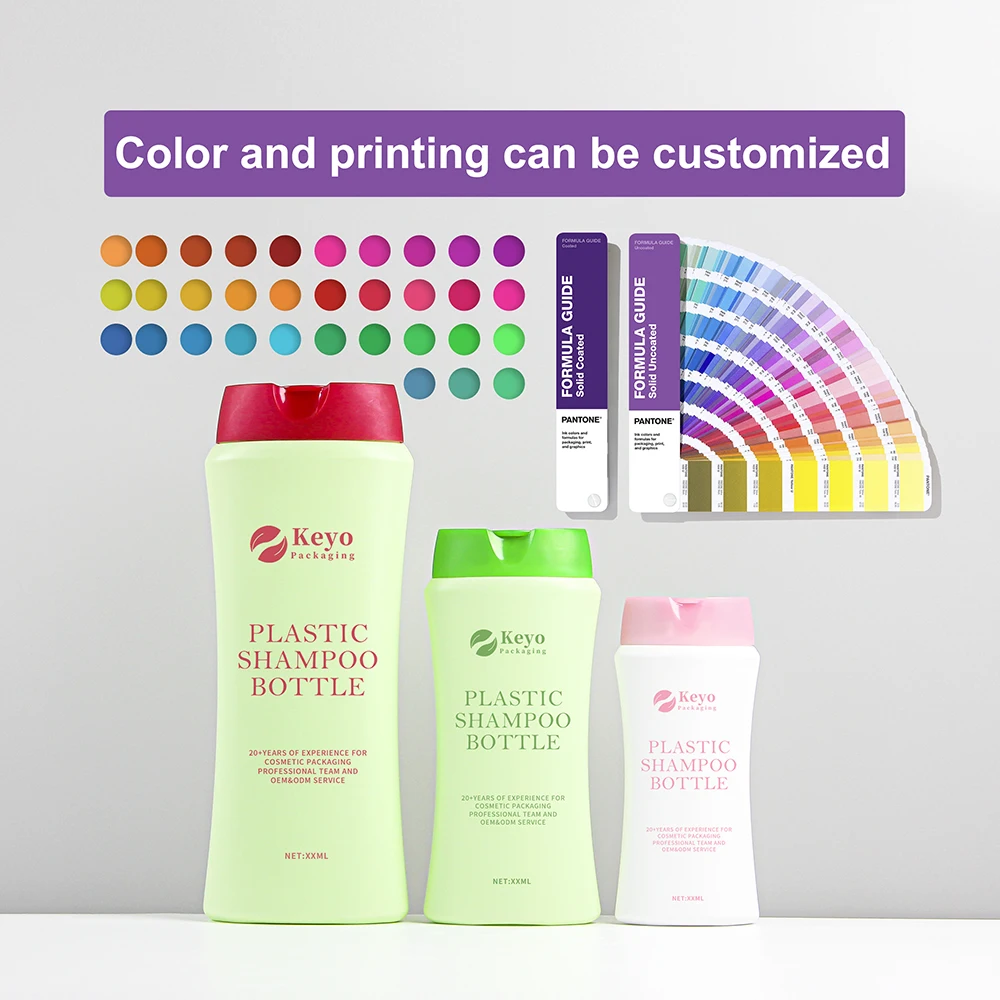 Good Quality Custom Logo/ Label Free Sample 100ml 200ml 300ml 400ml Body Lotion Conditioner Bottle Empty Plastic Shampoo Bottle