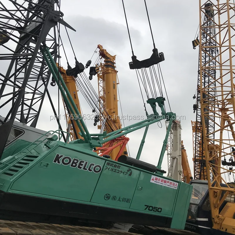 Недорогой гусеничный кран Kobelco 7050 для продажи б/у 50