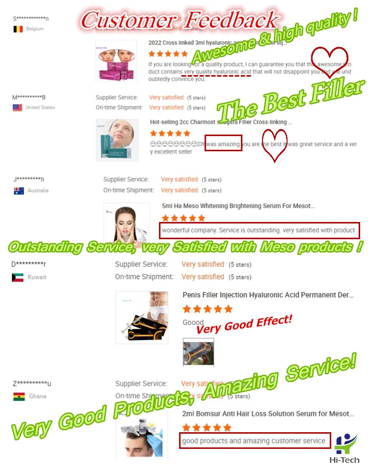 1ML 2ML 10ML Charmost Body filler Subskin Cross Linked Injection Hyaluronic Acid Dermal Filler For Breast Penis Butt enhancement