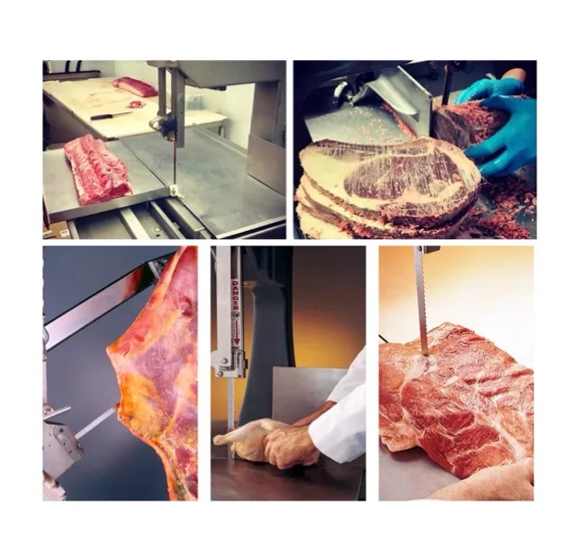 Julihuang fast less wastage Band Saw Blades for Frozen Meat,fish and Bone Saw Cutting meat Cut Machine