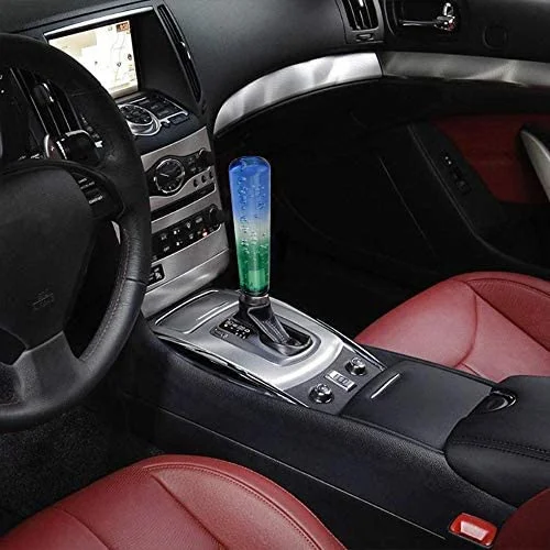 Car Monochrome Bubble Polychromatic Light Up Dildo Crystal Bubble Drift Gear Shift Knob With 3 Adapters For Universal