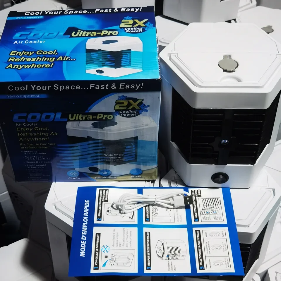 Factory made mini water air cooler fan spray mini desk air conditioner fan electric fan with ice air cooler