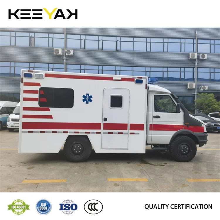 Brand New IVECO 4*4 Patients Emergency Rescue Ambulance Ambulance Monitoring Vehicle Mobile Medical Ambulance Vehicle for Sale