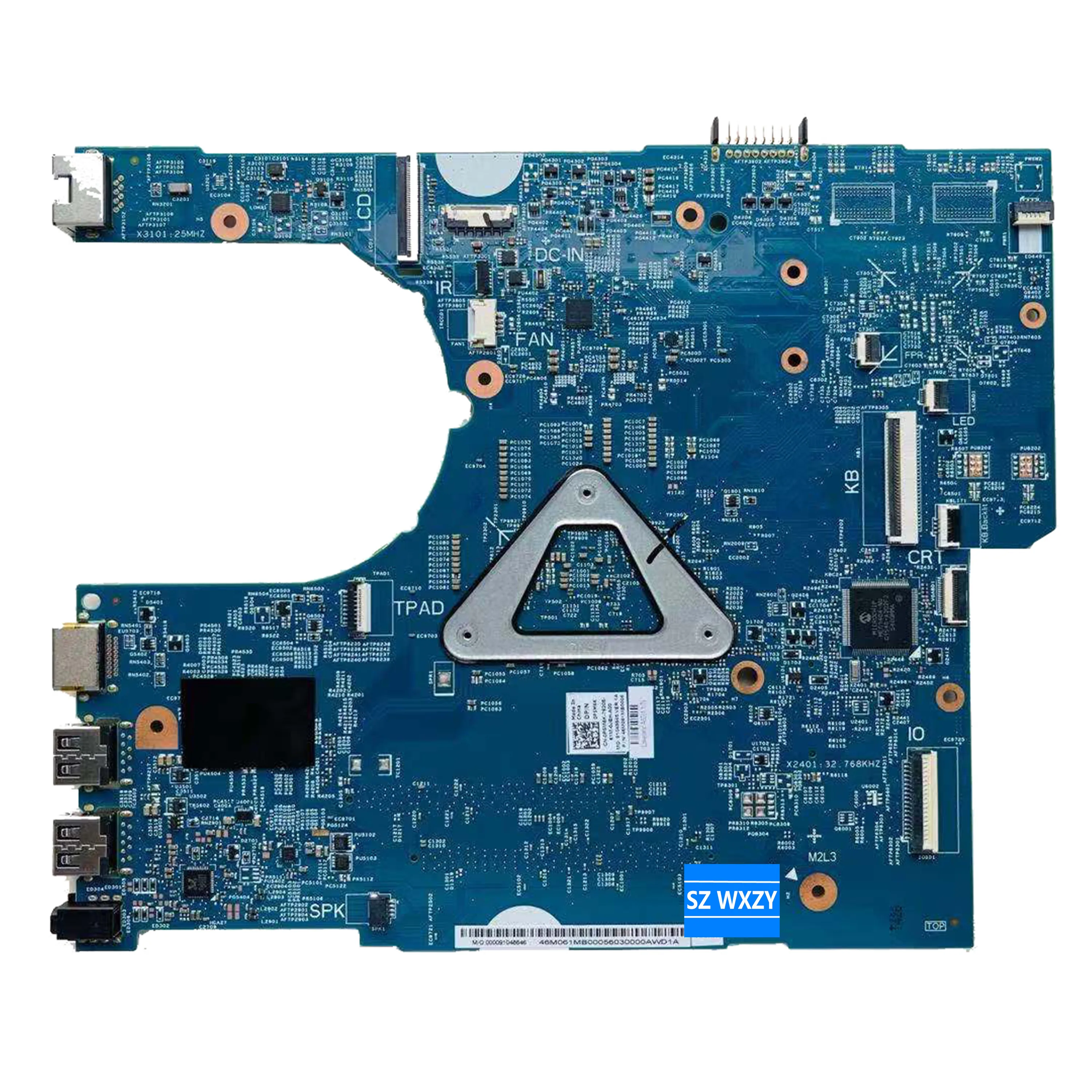 Для DELL Latitude 3470 3570 материнская плата портативного компьютера с SR2EU i3-6100u процессор 0P5M6K P5M6K 14291-1 ПРБ: 51VP4 DDR3L мб 100%