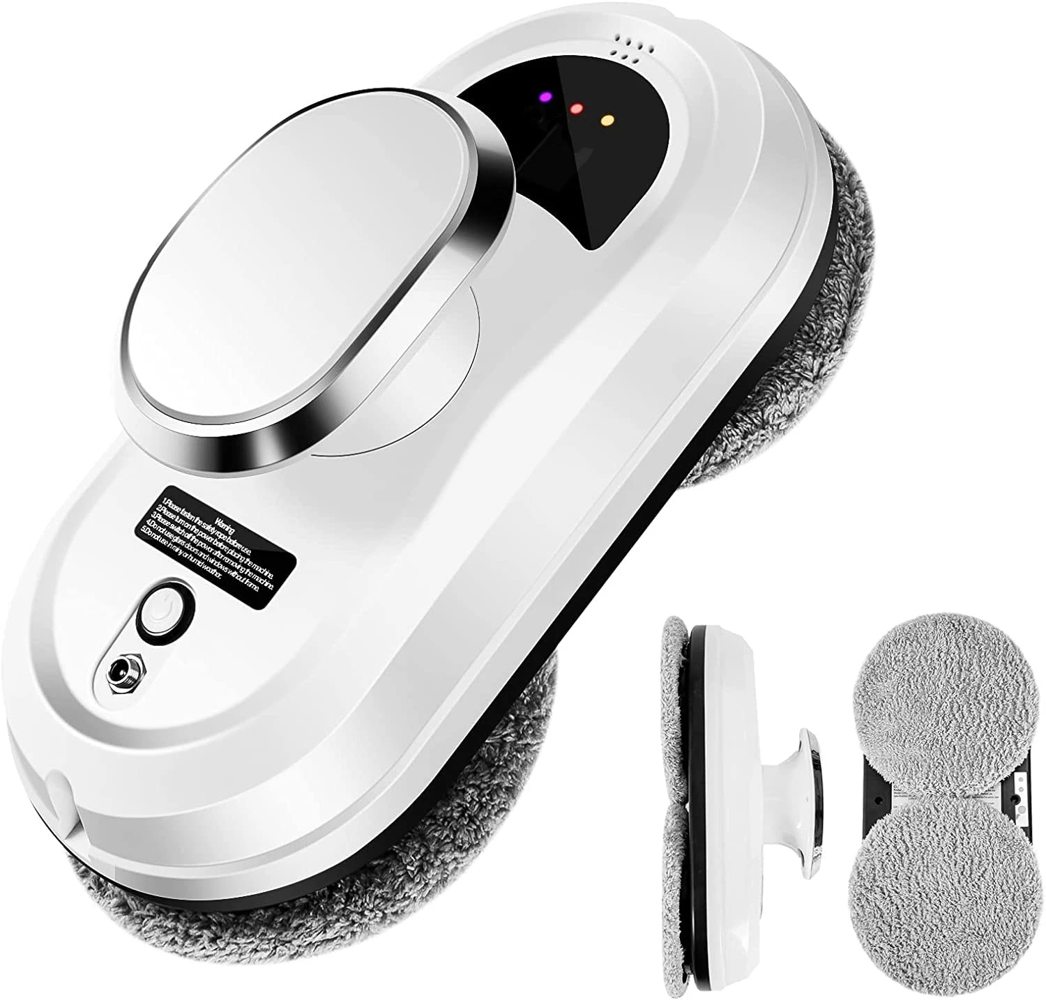 Smart Vacuum Cleaning Robot Super Suction with Intelligent Anti-Drop and Power Off Battery Life for Windows/Glass Door/Tiles