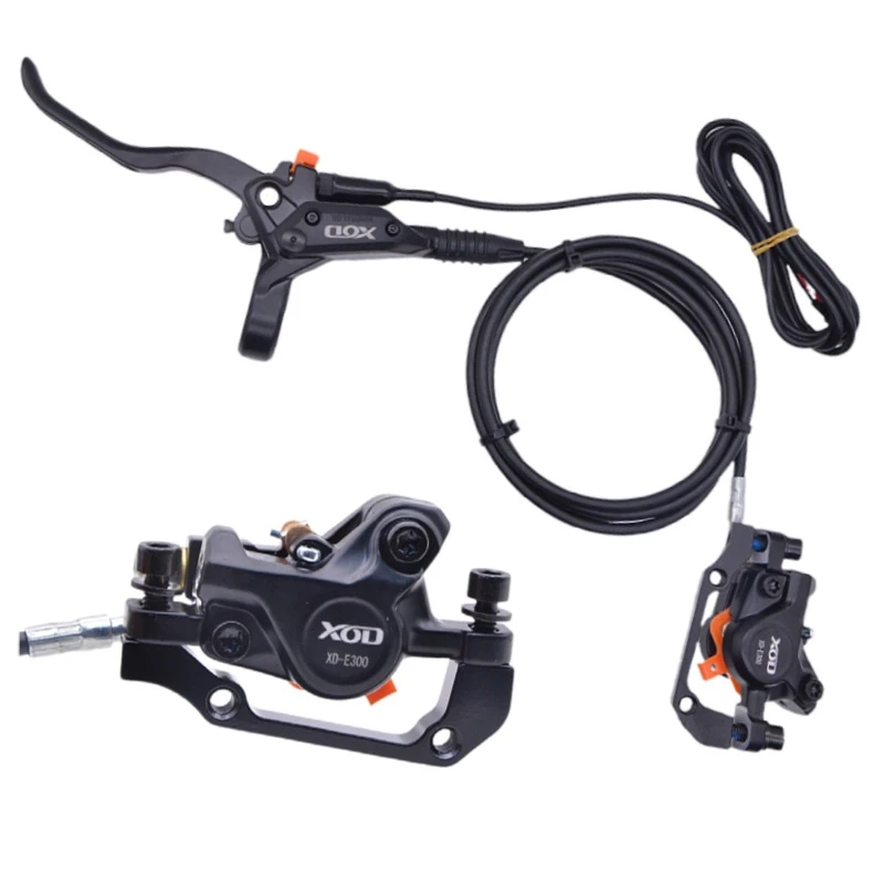 XOD E300 Electric Folding Bicycle MTB Hydraulic Disc Brake Power Off for Driving Oil Disc Brake of Bicycle Brake Caliper Parts