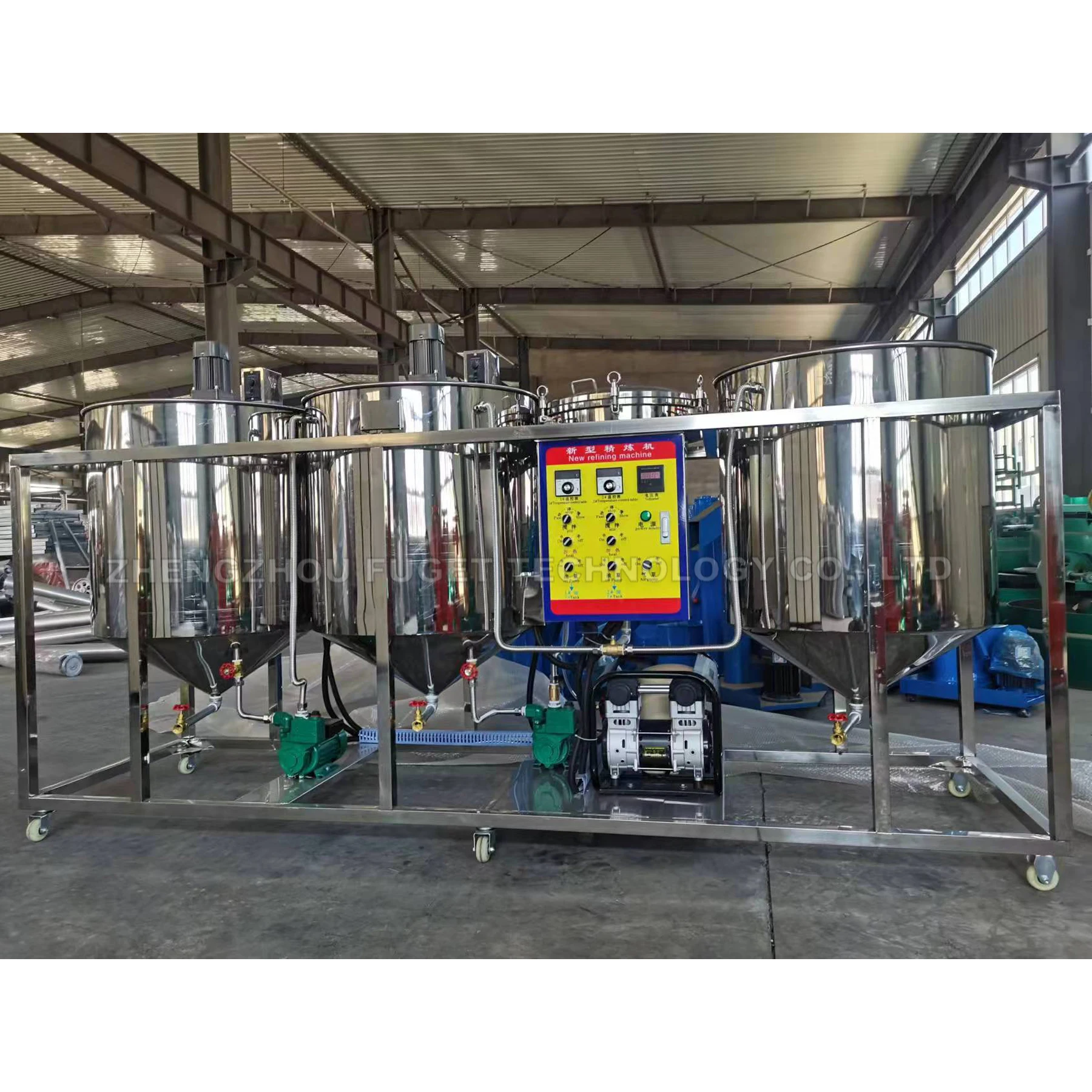 small scale crude oil refinery for sale sunflower soybean palm cotton seeds oil refinery refining machine plant