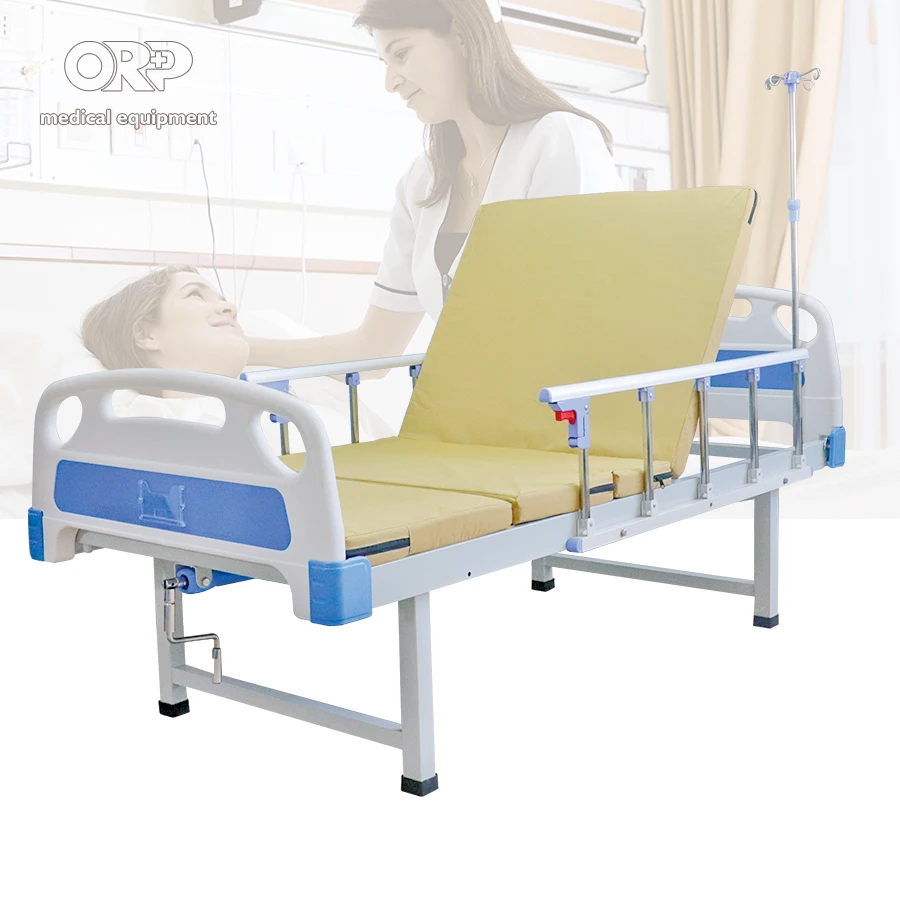 Orp-BM11D Factory Price Of Manual Hospital Nursing Bed Economic Abs Hidden Mental Crank Hospital Bed