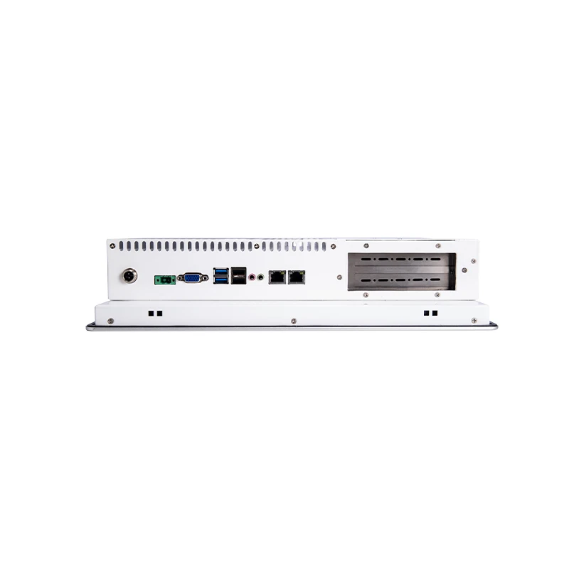 2 PCI slot fanless all in one capacitive touch panel pc industrial