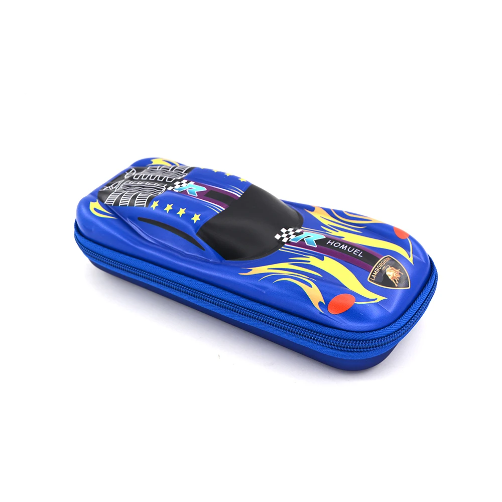 Best Sale In Stock Hardtop Pencil Case Hard EVA Pencil Bag  Pu Fashion Sport Car Pencil Case
