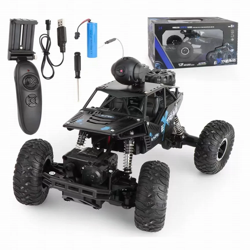 Новейший 2 4G Радиоуправляемый внедорожник с камерой FPV HD и двойным управлением полноприводный беспроводной игрушечный автомобиль для детей взрослых