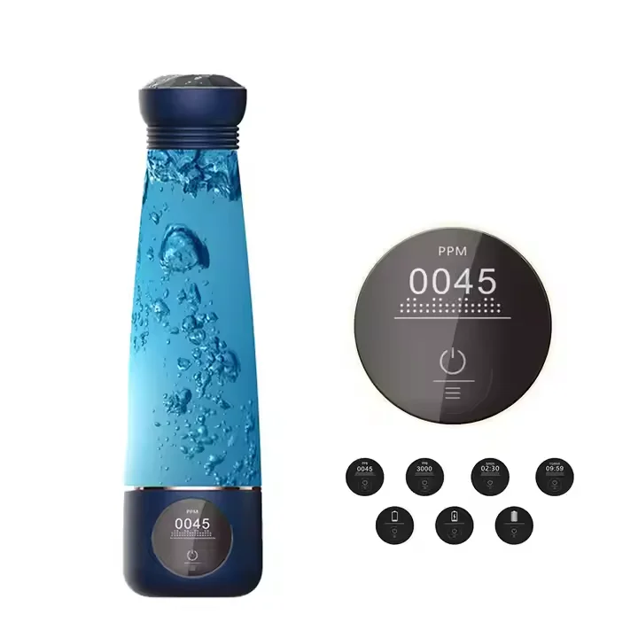 Hydrogen Water Bottle Automatic Hydrogen Production 320ml Capacity Built in Electrolysis Technology Antioxidant Water