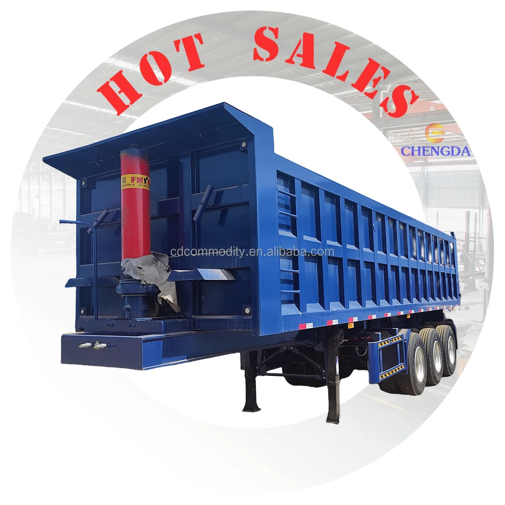 3 Axles 60CBM Brand new dump trailers
