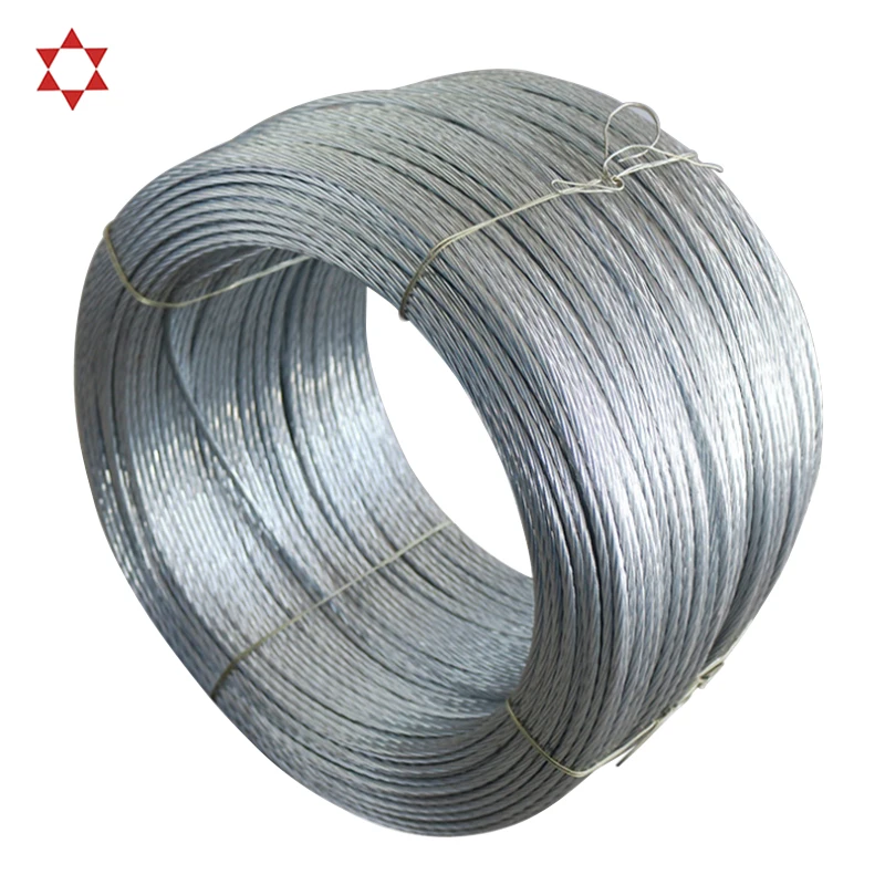 Galvanized Steel Wire Wholesale Good Tension Galvanized Stranded Steel Wire