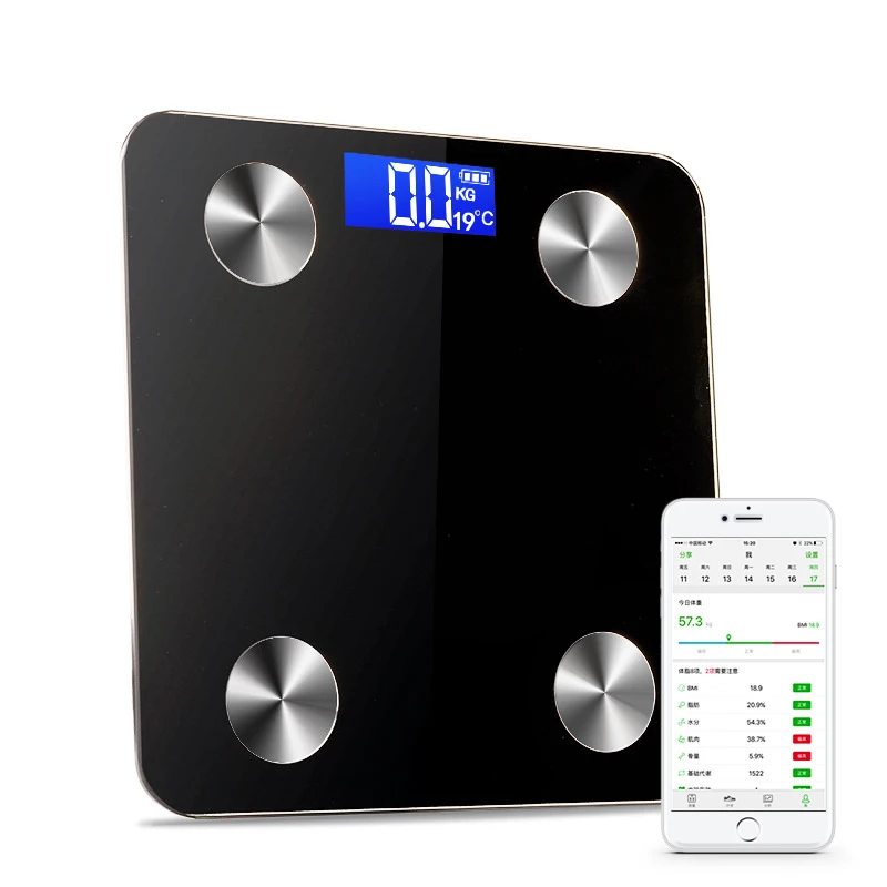 BMI Body Fat Analyzer Measurement Baby 200kg Weight Scale Household Electronic App Digital Smart 1 Years