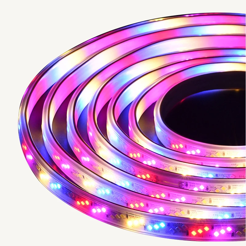 Светодиодная лента RGB SMD2835 для гонок лошадей и автоматического бега водонепроницаемая уличная светодиодная Праздничная гибкая 220 В