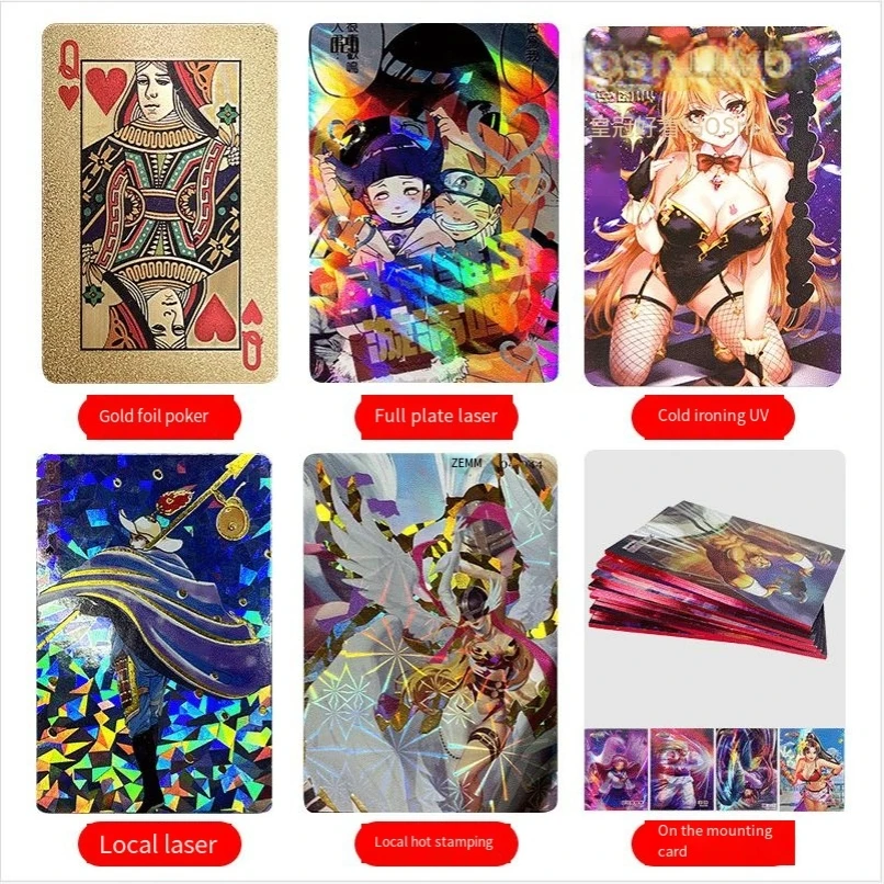 Customize 3D collectible cards Japanese Anime Poster Motion Pictures 3D Flips Effect Anime Poster for Wall Decors
