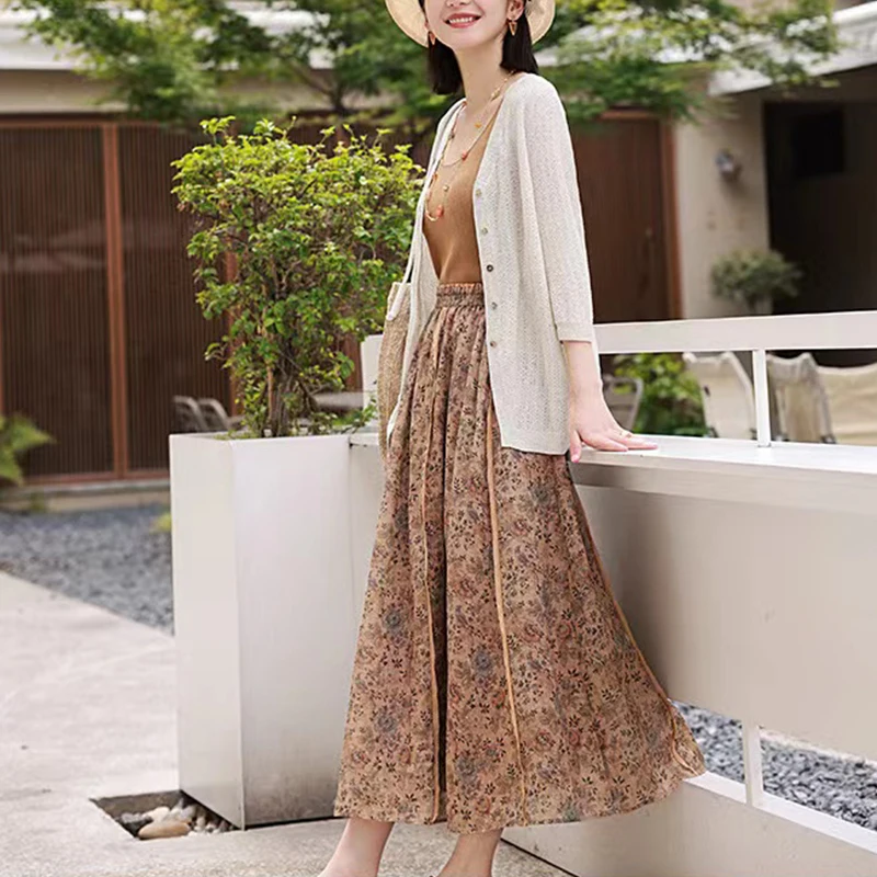 Knitted Sweater Cardigan Soft Elegant V-neck Long Sleeve Wholesale Linen for Women Casual Standard Embossed Embroidered Spring