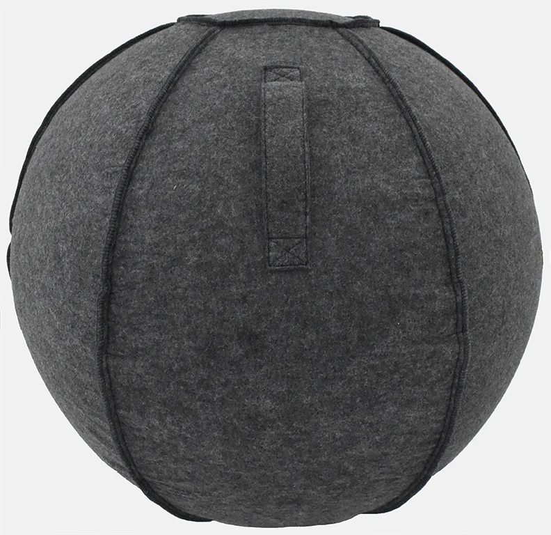 65cm Exercise Fitness Yoga Gym Ball with Cover Sitting Ball Chair with Handle