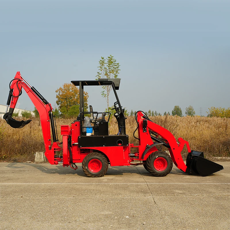 Construction equipment backhoe loader excavator articulated backhoe loader diesel wheel backhoe excavator loader
