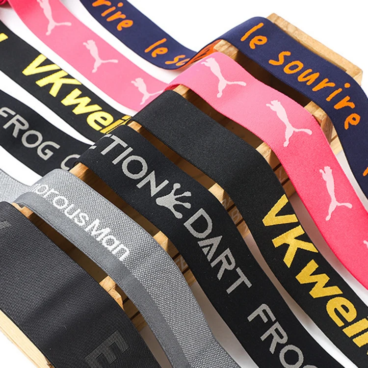 Ready to Ship custom elastic bands combination price Elastic cord web band high quality web band