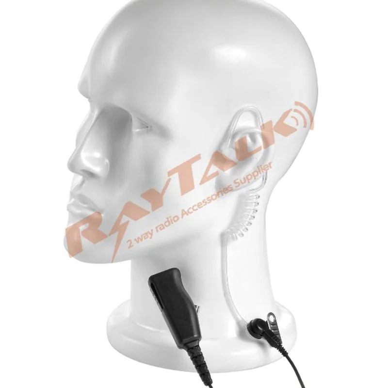 Two Way Radio PTT Headset walkie talkie headphone wired Air Tube Earphone