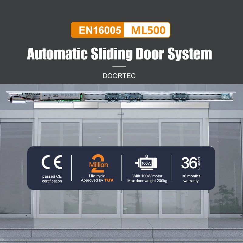Turtech ML500 Heavy Duty Veranda Sliding Door Aluminum Insulated Hollow Shutter Sliding Door