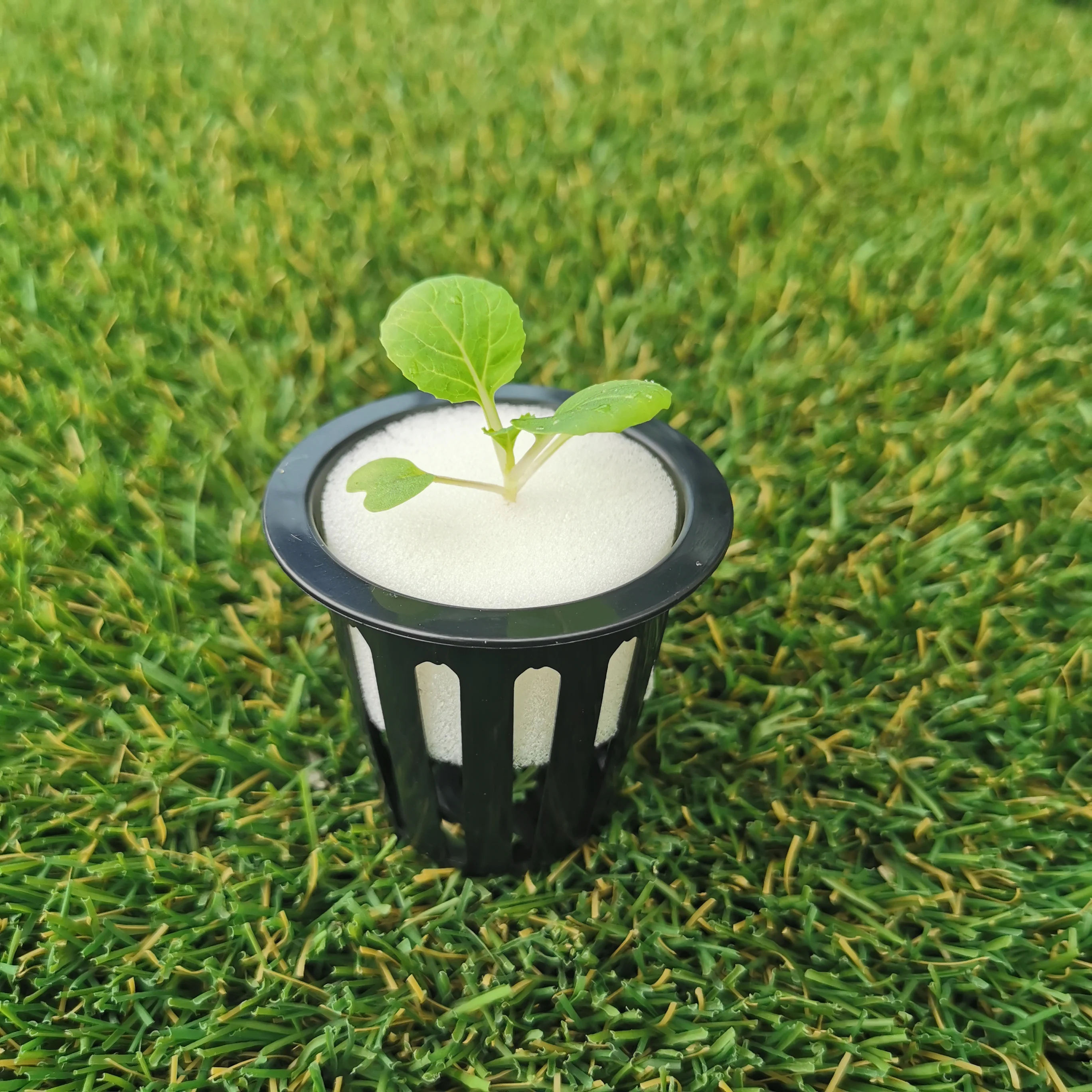 Manufacturer Thin Lip And Slotted Sides Hydroponic Supplies Grow Accessories Nft Hydroponic Grow Basket Net Pot Cup