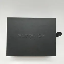 WY 1007 Hot sell black drawer box paper drawer box cardboard pull out box