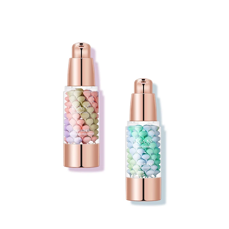 KAN 30ml Three-color Face Base Primer Liquid Shrink Pore Facial Moisturizer Lasting Oil Control Foundation Concealer Makeup Base