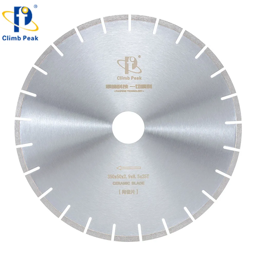 350mm Ceramic Tile Cutting Blade Concrete Quartz Diamond Saw Blade Low Noise Fast Speed Machine Tools