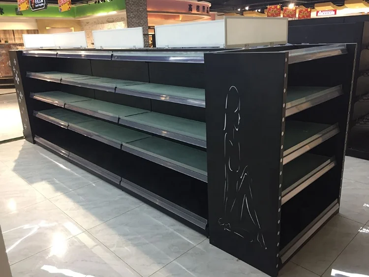 Производитель заводская цена современная металлическая стойка для гондолы стеллаж продуктовых магазинов витрина супермаркетов