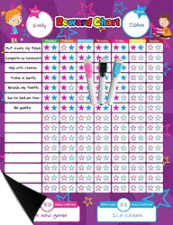 High Quality Family Use Chores Chart Magnetic Responsibility Chart Star Reward Chart for Kids