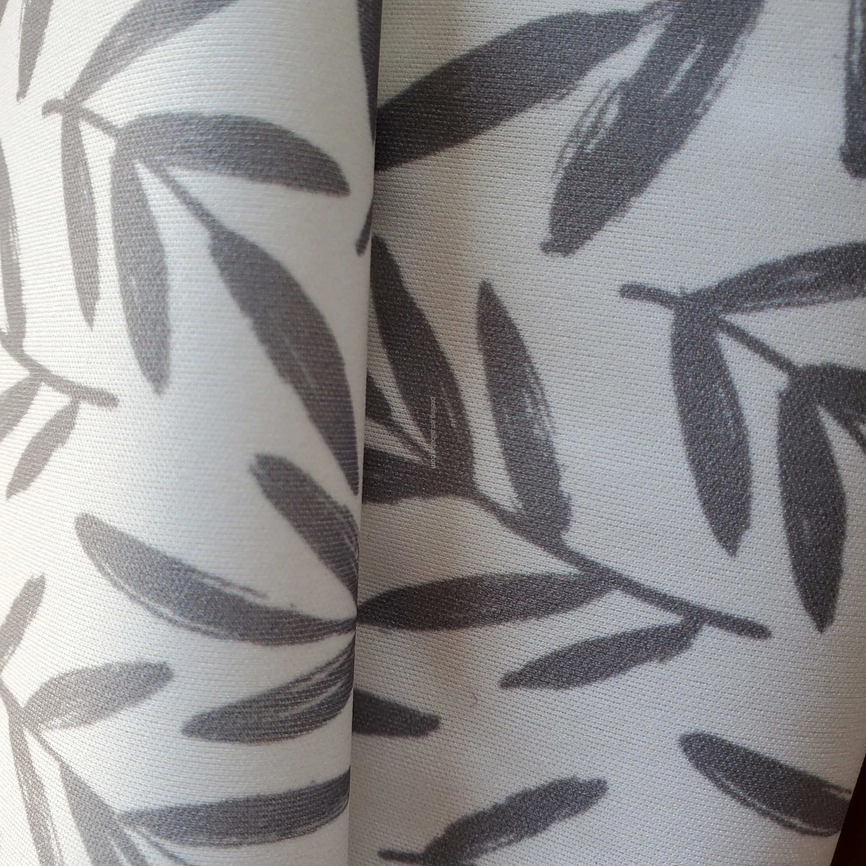 Polyester 30D knitted PUL fabric printed PFCs free water repellent for bibs soft shell mats