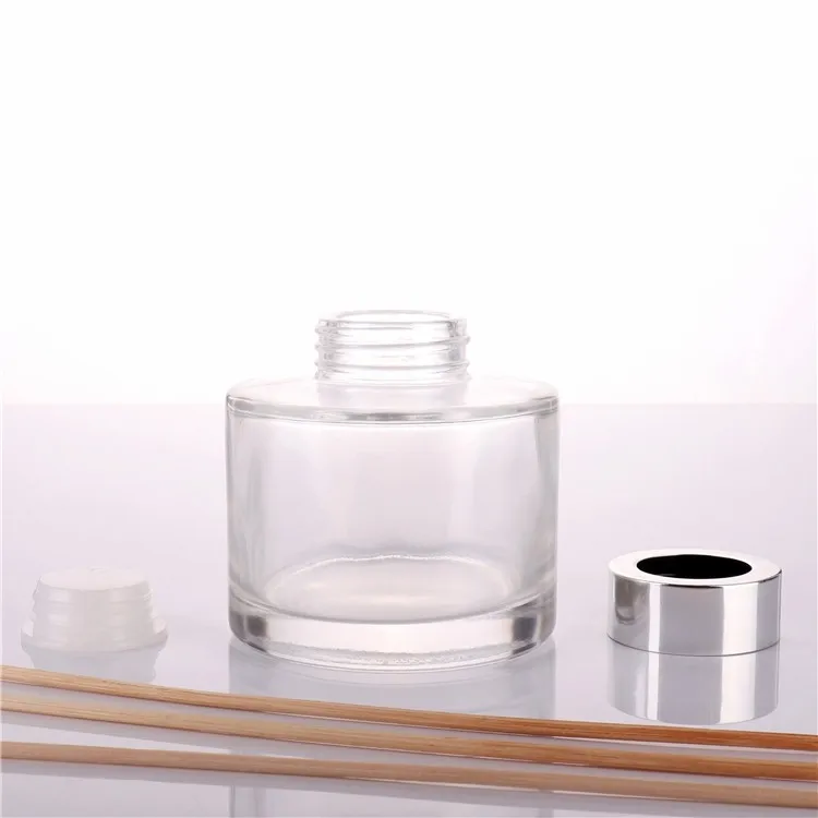
150ml hot sale round decal glass bottle for fragrance 