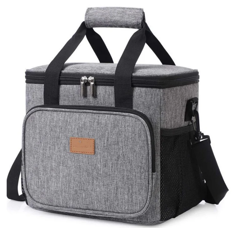 Wholesale Tote Large Custom Logo 600D Fruit Food Picnic Lunch Bag Women Insulated Cooler Lunch Bag