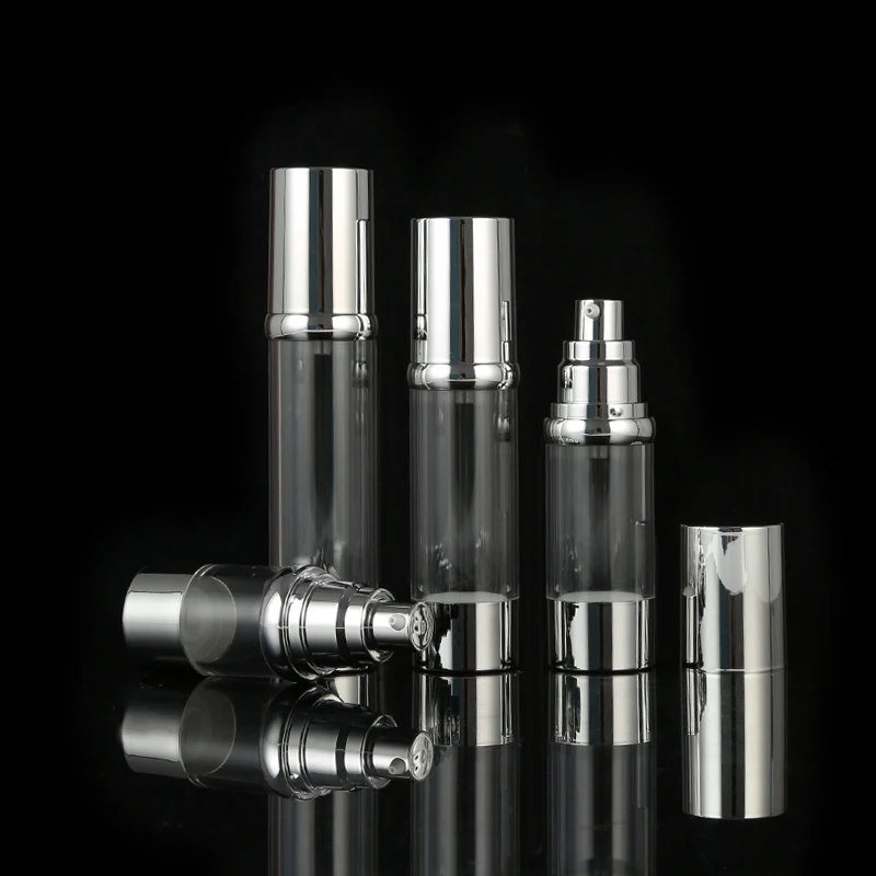 30 ml Airless lotion Pump silver Bottle sprayer AS bottle