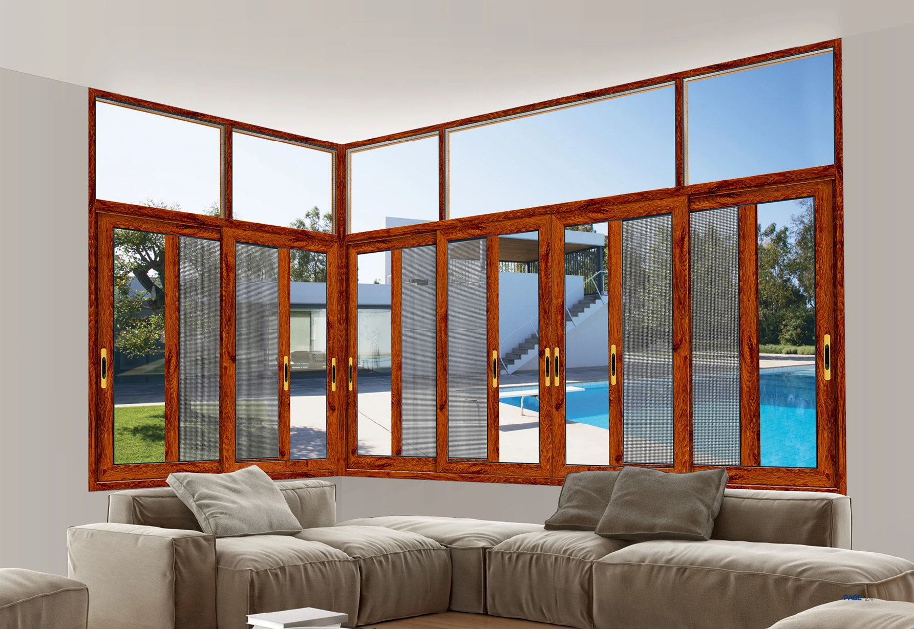 
low price customized size aluminum glass sliding window in philippines 
