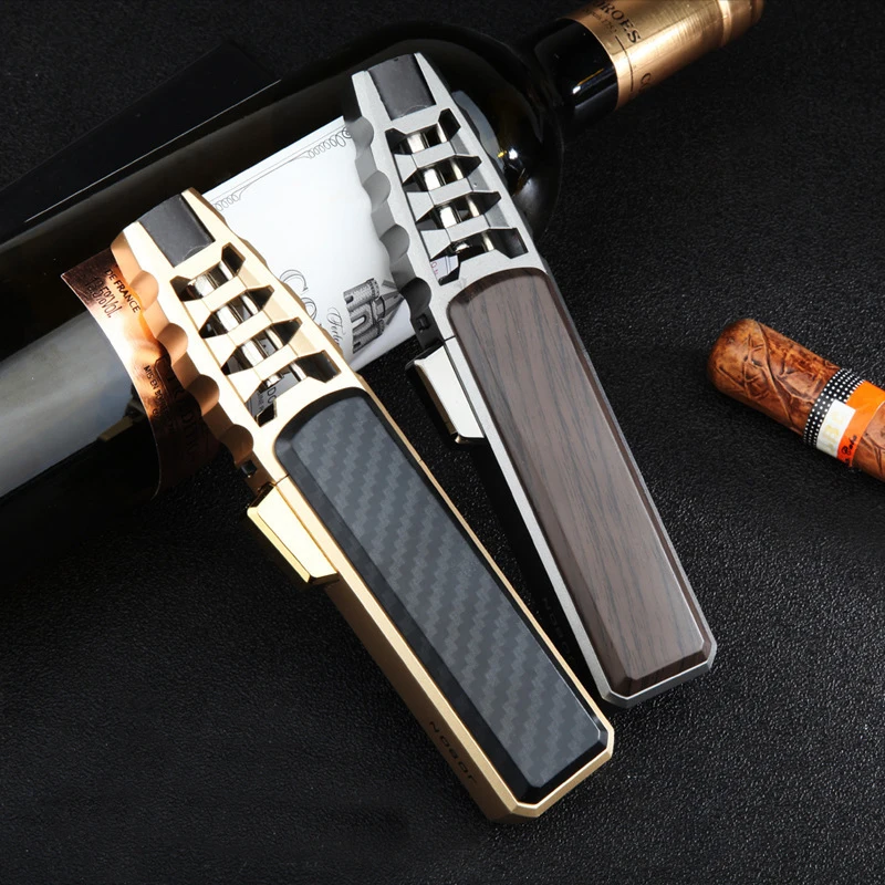 Straight at the torch cigar field torch metal outdoor personalized lighter
