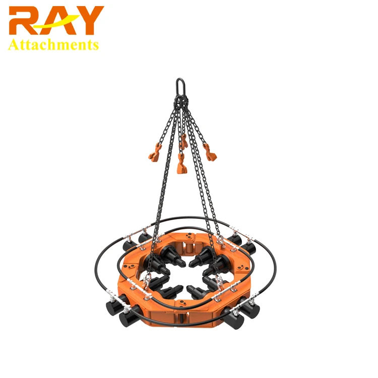 Round Concrete Pile Breaking Machine Hydraulic Pile Breaker For Excavator