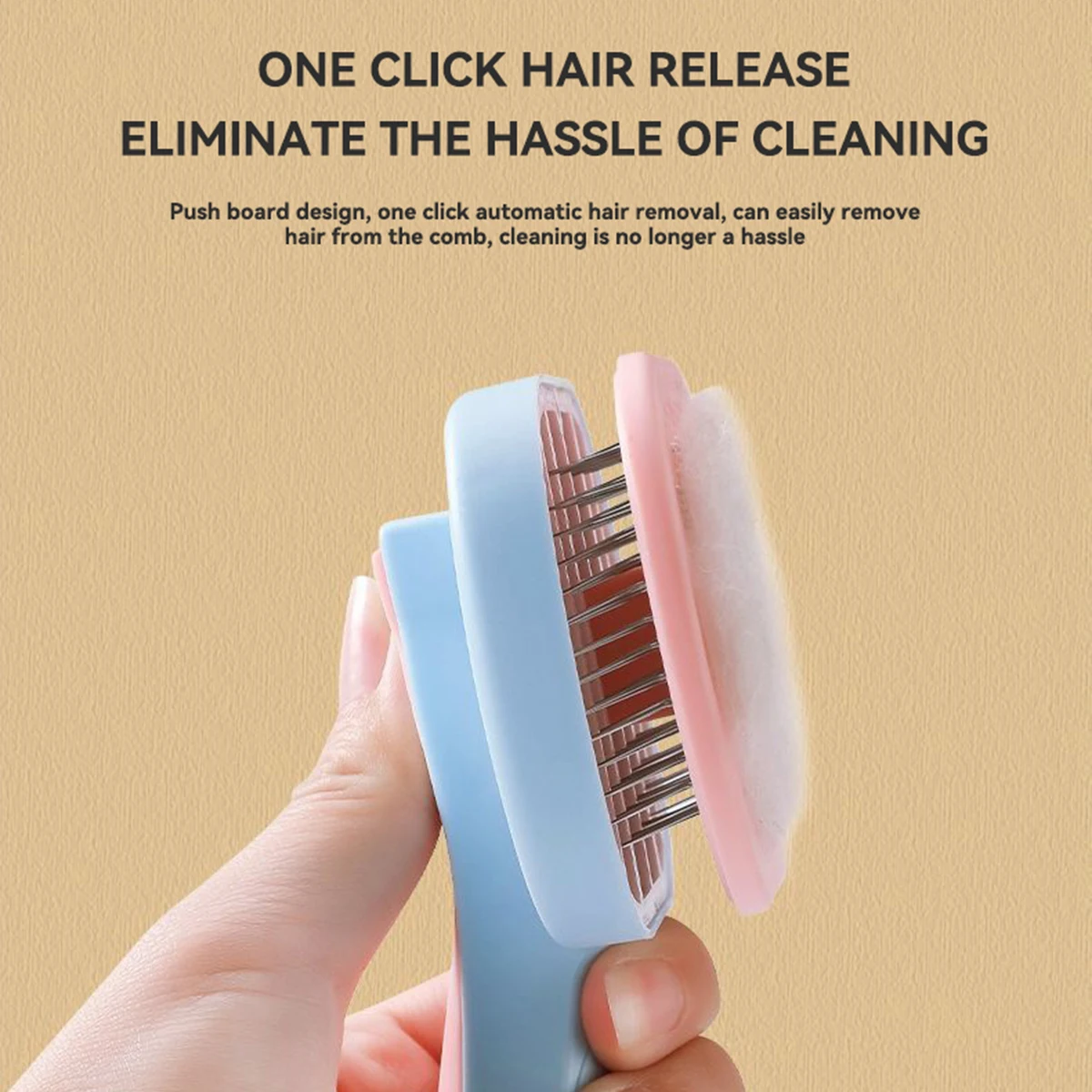 Pet comb Needle comb dog cat comb Pet supplies cross borders Hair removal steel Pet Brush