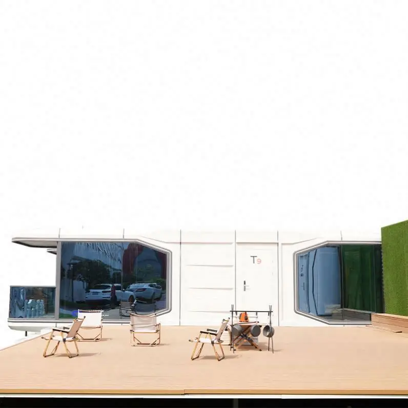 portable living luxury mobile shipping space home chinese cheap prefabricated modular capsule house