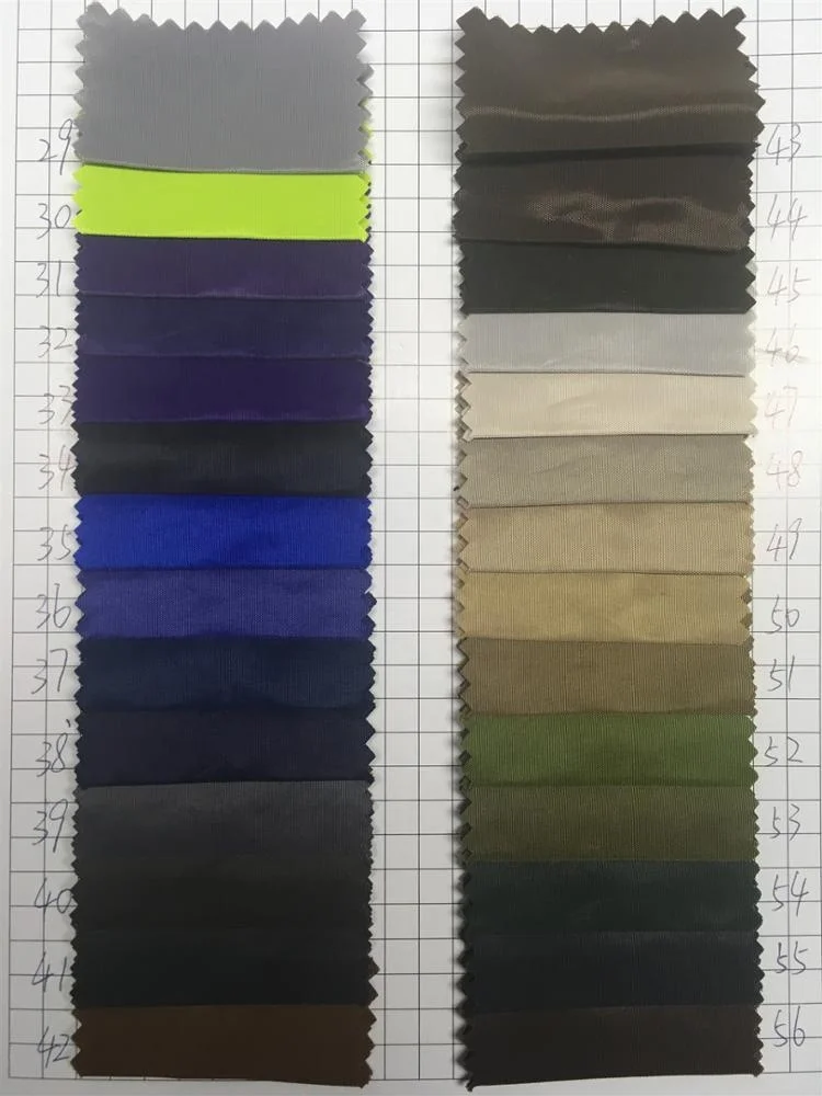 High Quality Polyester Waterproof Fabric Multicolor Garment Jacket Fabric