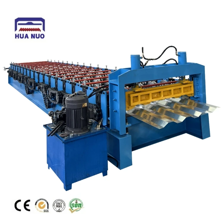 Hot-sale 858 carriage board panel machine platform floor making machine sheet metal roll forming machine