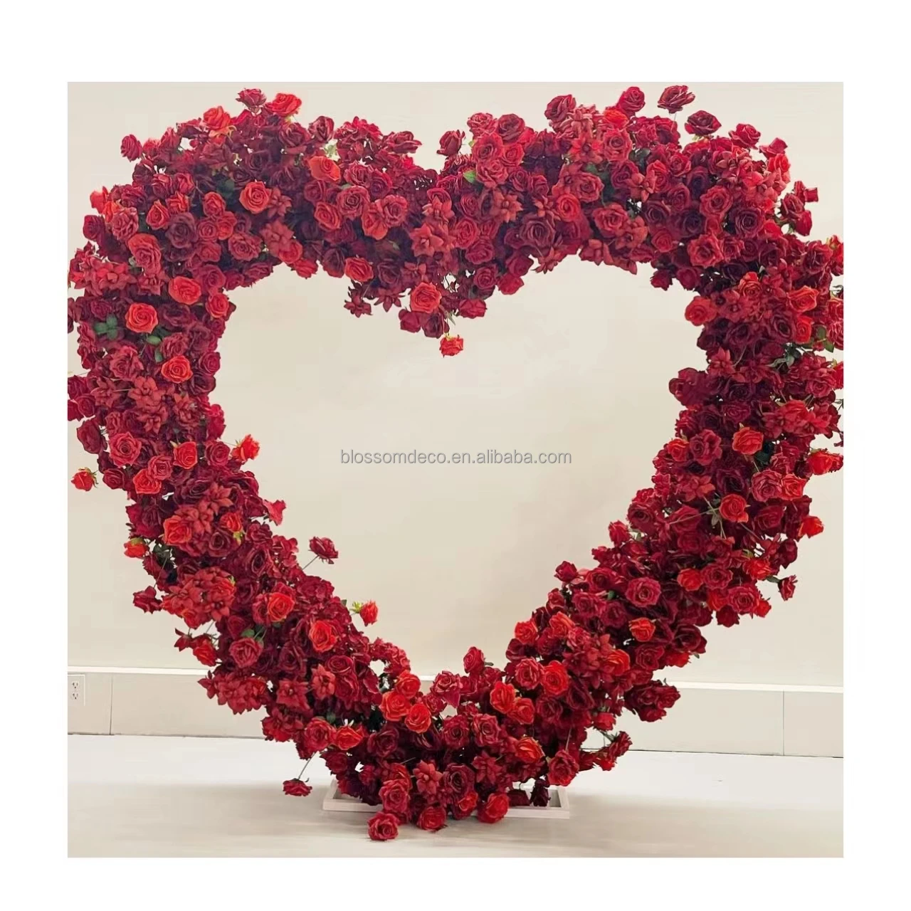 New Artificial Flower Arch Gate decorative artificial flower background stage decoration wedding arch backdrop with flowers