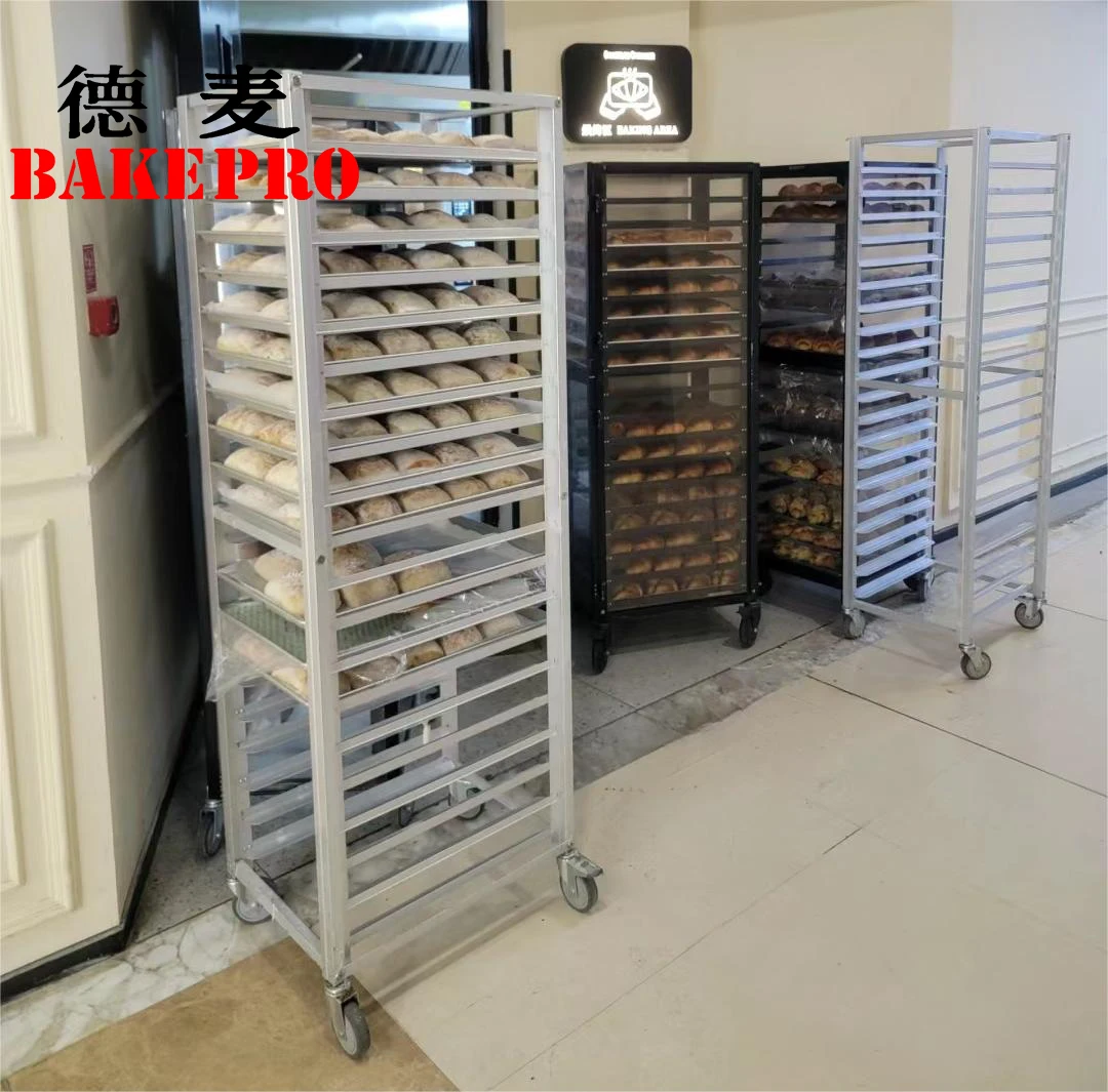 BACKPRO aluminum trays by high heat tolerance large food display trolley baking tray rack trolley