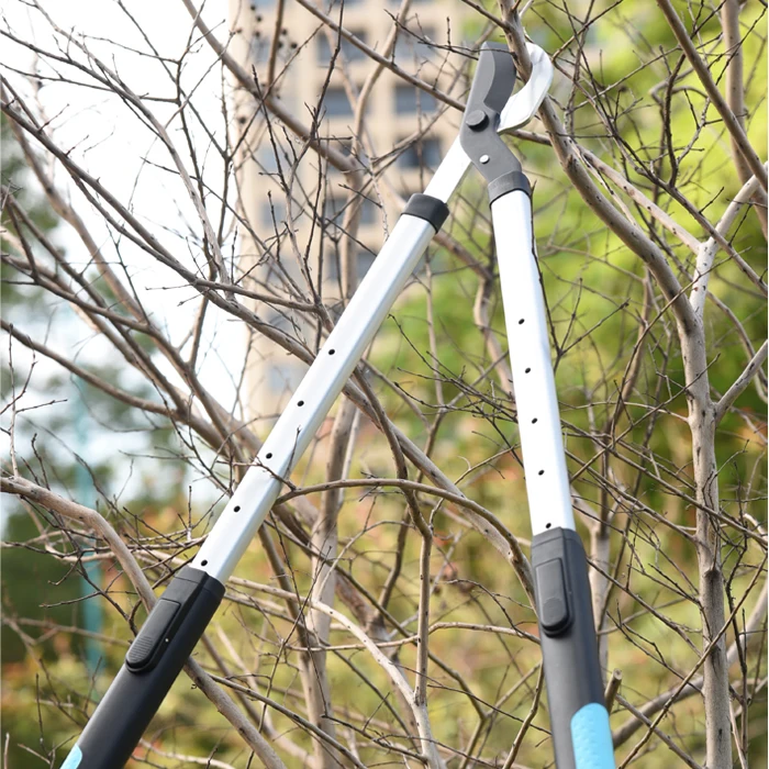 Hot Sale Multifunctional Garden Lopping Shears Telescopic Handle Garden Bypass Lopper Hedge Pruner Tools