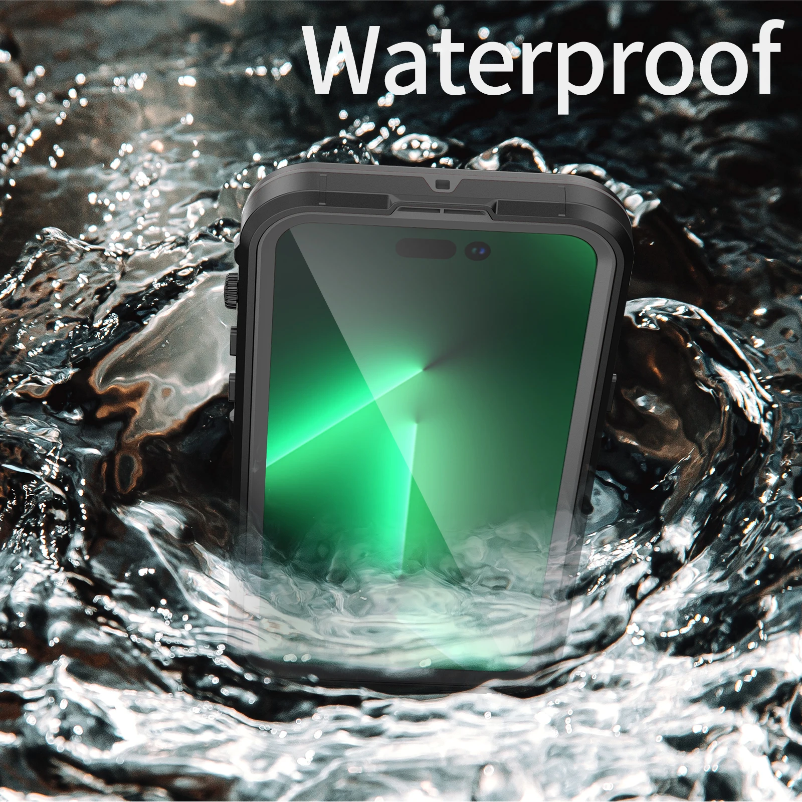 Redpepper IP68 Underwater Waterproof Case for iPhone 14 Pro Max 14 Plus 2M Drop Tested Shockproof Case For iPhone 13 Pro 12 11