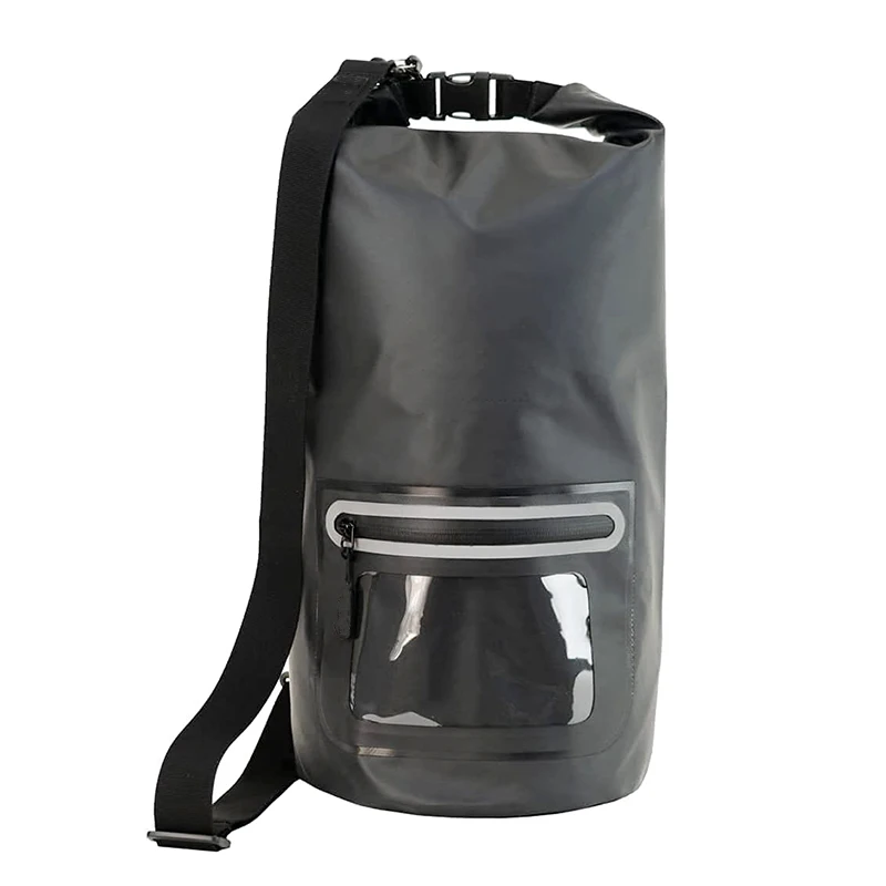 15L Tarpaulin Waterproof Dry Bag for Electronic Device Signal Blocking Anti-Tracking EMP CME Dry Shield Faraday Tote